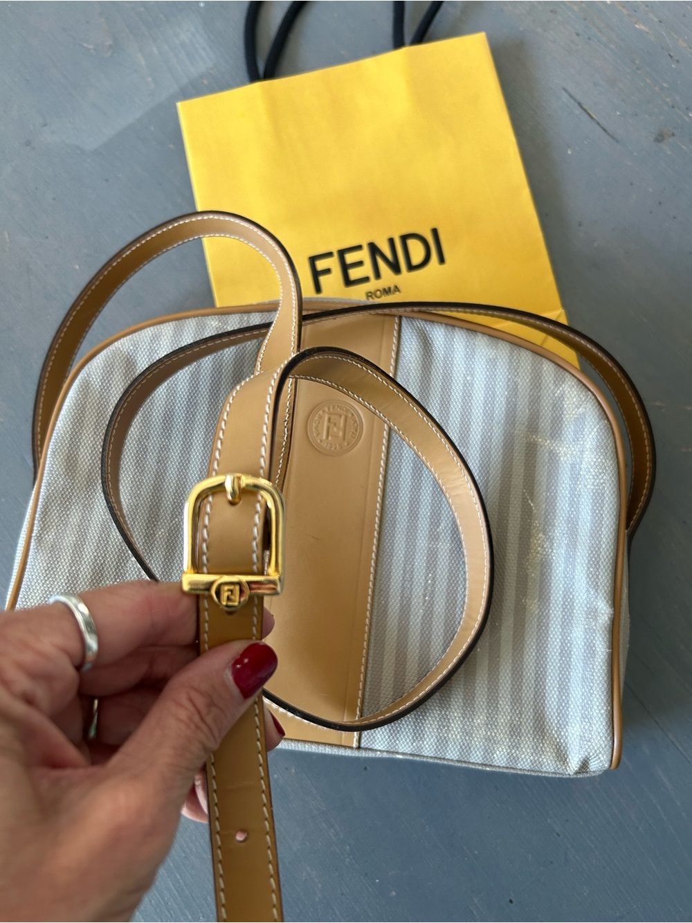 Stunning vintage penguin FENDI crossbody